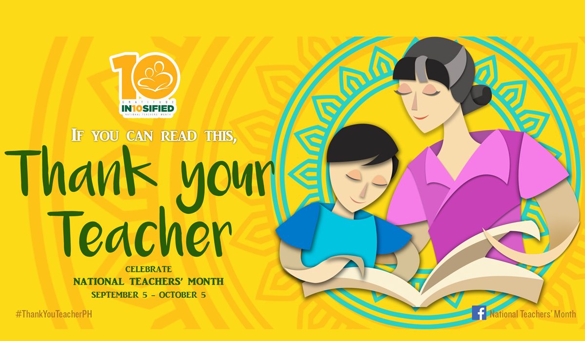 Gratitude In10sified National Teachers’ Month marks 10 years of